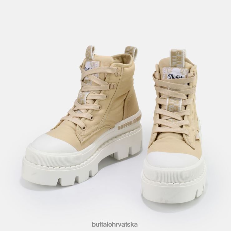 bež Buffalo raven hi bootie vegan |čizme TDD6T892